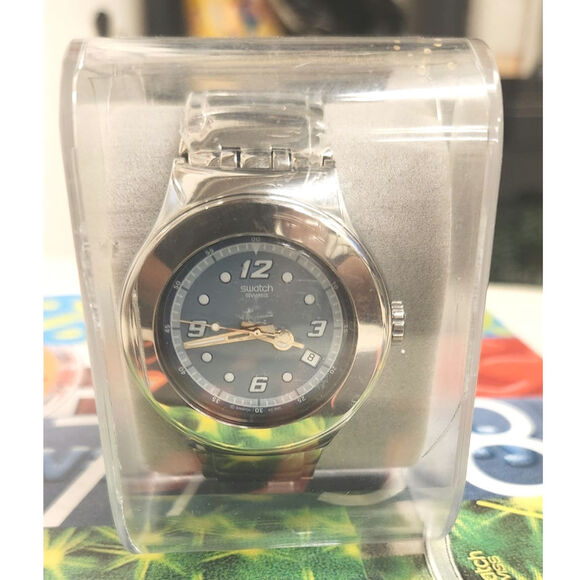 Swatch watch STARSHOOTER RESTYLED YNS405GC 2002 Irony Nabab New in case - Picture 13 of 13